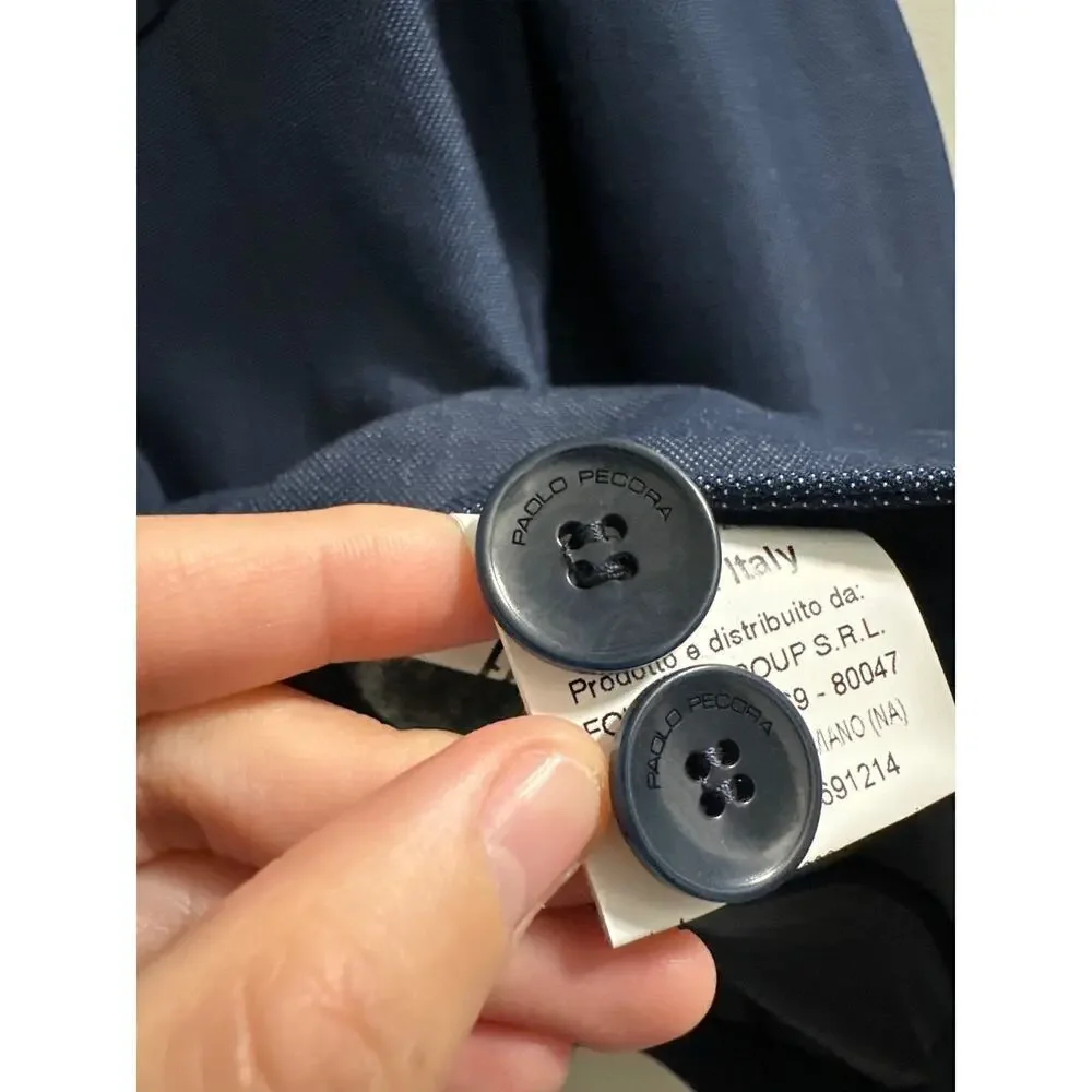 🔥FLASH‎ SALE🔥 PAOLO PECORA blue jacket Kids Boys size 12 - Picture 7 of 13